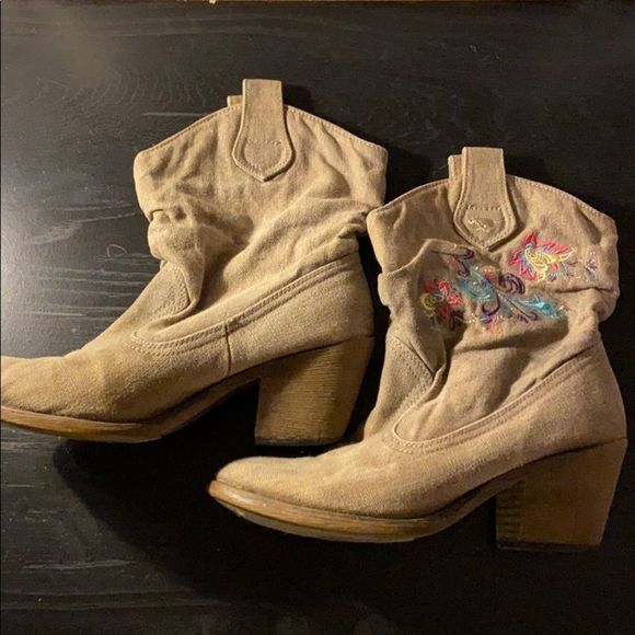 Rocketdog Shoes - Rocketdog Floral Cowboy Boots